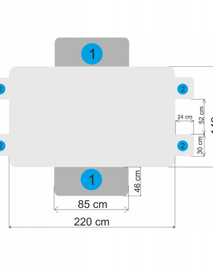Automobilinis užvalkalas-kilimėlis šunims 220 cm - versija su šonais