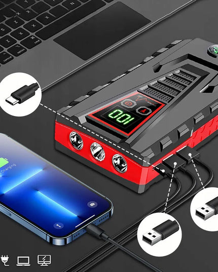 Automobilinis užvedimo įrenginys 99800mAh