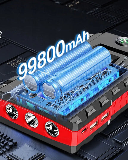 Automobilinis užvedimo įrenginys 99800mAh