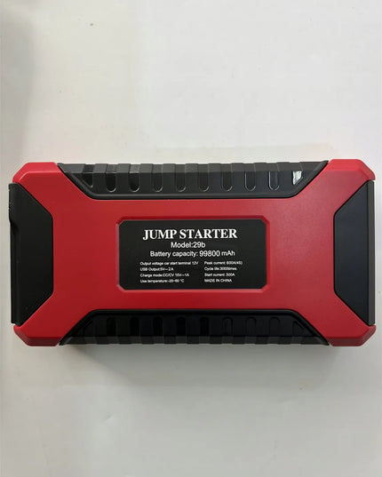 Automobilinis užvedimo įrenginys Jump Starter Powerbank 99800mAh su kompasu ir 4xUSB
