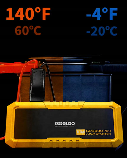 Automobilinis užvedimo įrenginys Jump Starter Powerbank GOOLOO GP4000 PLUS 4000A 20000 mAh