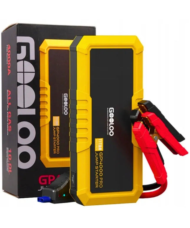 Automobilinis užvedimo įrenginys Jump Starter Powerbank GOOLOO GP4000 PLUS 4000A 20000 mAh