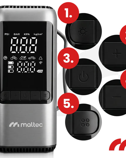 Automobilinis užvedimo įrenginys Maltec STARTO150, 1000A booster, kompresorius, powerbank, su dėklu