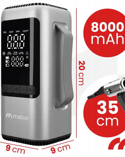 Automobilinis užvedimo įrenginys Maltec STARTO150, 1000A booster, kompresorius, powerbank, su dėklu
