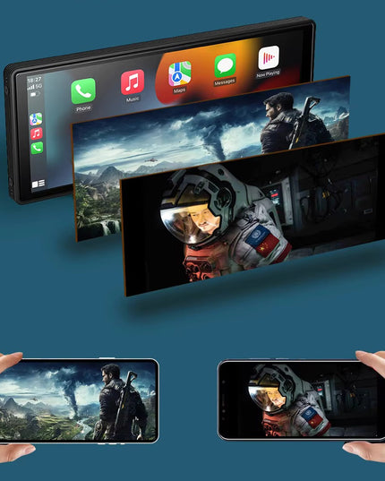 Automobilio multimedijos stotis 10.26" su Android Auto, Apple CarPlay, DVR vaizdo registratoriumi ir galinio vaizdo kamera Blow CarPlay5.0