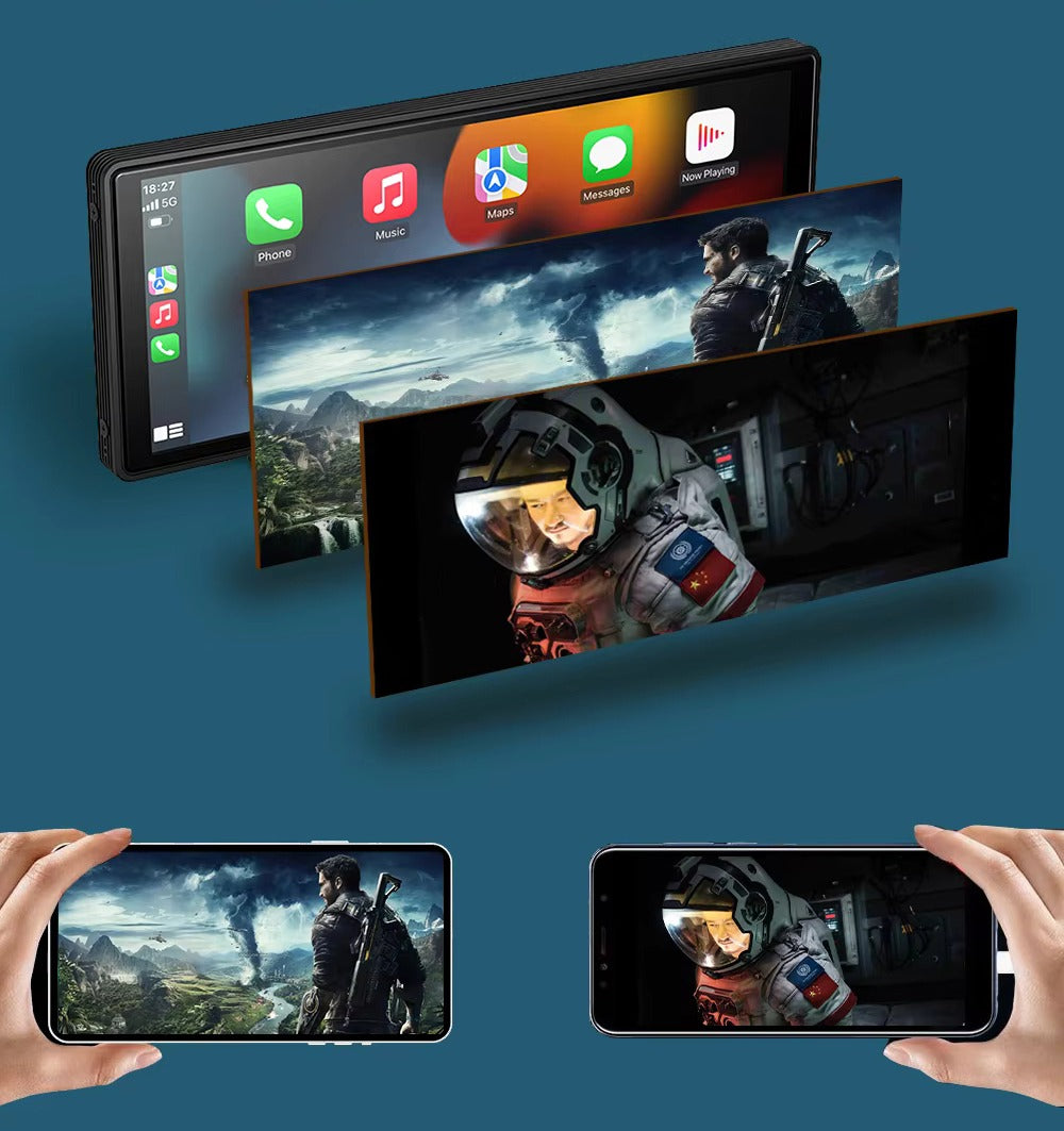 Automobilio multimedijos stotis 10.26" su Android Auto, Apple CarPlay, DVR vaizdo registratoriumi ir galinio vaizdo kamera Blow CarPlay5.0