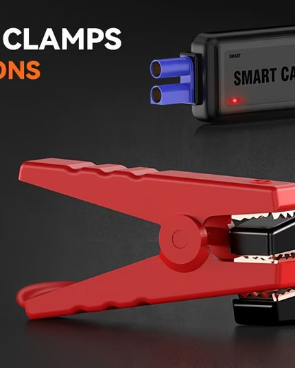 Automobilio Užvedėjas – Galingas Šuolių Starteris 7000A 12V Akumuliatoriaus Pakrovėjas iki 8.0L Benzino arba 7.0L Dyzelio Su LED Žibintuvėliu ir LCD Ekranu