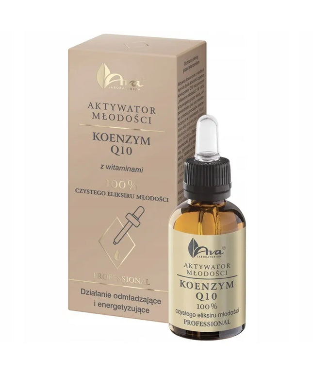 AVA Aktywator Młodości koncentratas serumas su kofermentu Q10 ir vitaminais, 30 ml