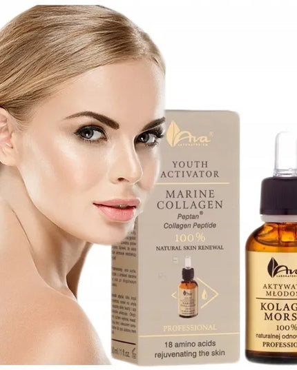 Ava Laboratorium jaunystės aktyvatorius su jūriniu kolagenu, 30 ml