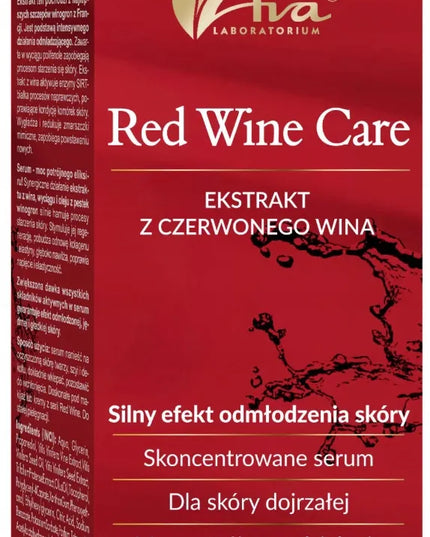 Ava Red Wine Care koncentruotas veido serumas brandžiai odai 30 ml