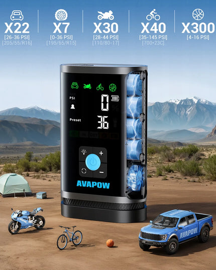 AVAPOW JP3 12V 3000A 59.2Wh 16000mAh automobilinis paleidiklis (boosteris)