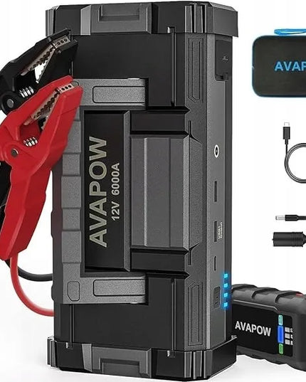 AVAPOW T8 MAX profesionalus užvedimo įrenginys 6000A