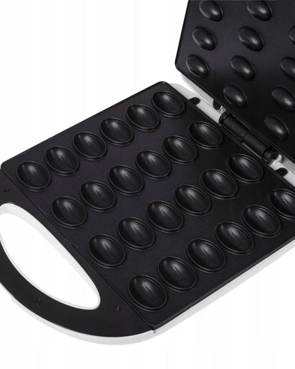 Avenido AV3090 oriešinių sausainių keptuvė 1600W – 24 puselės vienu metu, nelimpanti danga, greitas kepimas 2 min.