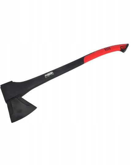 AWTOOLS skaldymo kirvis su pleištu 1800g BLACK LINE AW33034BL tvirtas