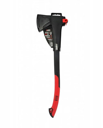 AWTOOLS skaldymo kirvis su pleištu 1800g BLACK LINE AW33034BL tvirtas