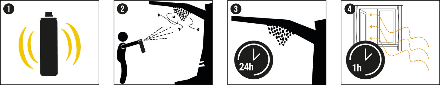 Stiprus purškiamasis preparatas nuo vapsvų ir širšių lizdų BAZOOKA 750ml