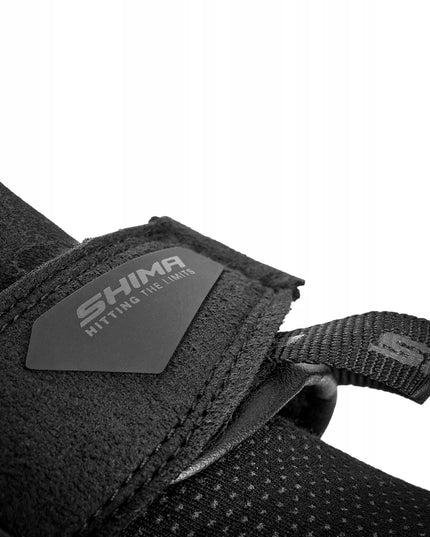 Shima Blaze 3.0 vyriškos trumpos vasarinės motociklininko pirštinės, juodos, XL