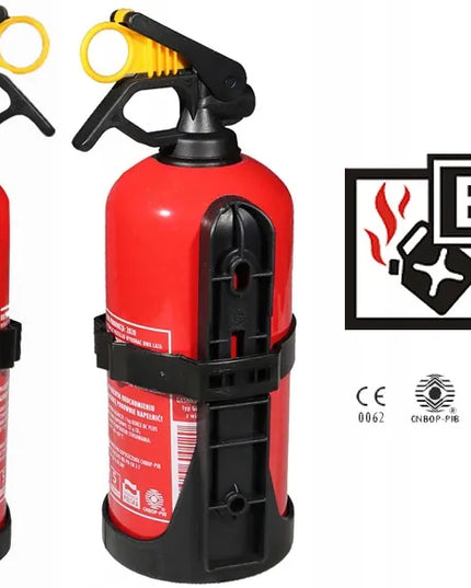 2 × Ogniochron automobilinis gesintuvas BC, 1 kg, su laikikliu