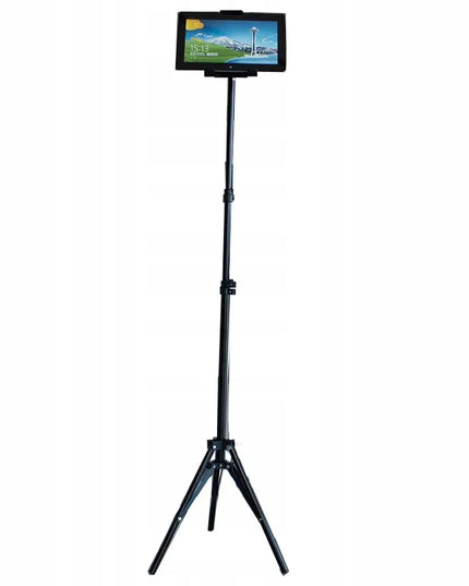 Universalaus 160 cm trikojo stovas su laikikliu fotoaparatui, telefonui ir planšetei, 3,5–10″