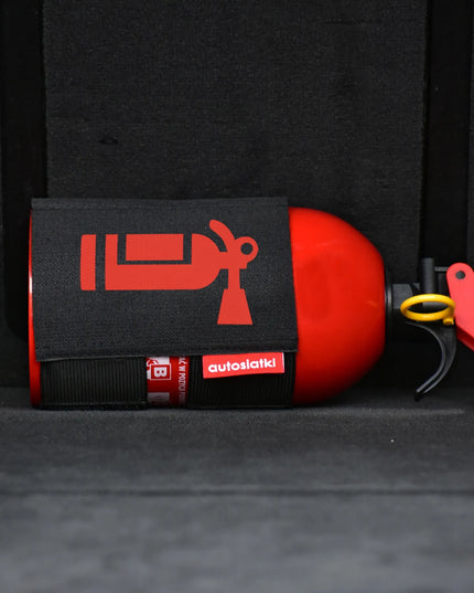Automobilinis gesintuvas „Wat-bryński“ 1 kg su lipukiniu apmušalų laikikliu UG2-RED