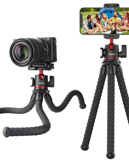 Ulanzi MT-33 lankstus trikojis, 32 cm, su rutuline galvute ir išmaniojo telefono laikikliu