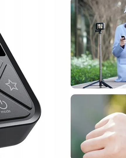 Telesin GP-RMT-T10 belaidis Bluetooth pultas GoPro HERO 8–12 ir GoPro Max kameroms, juodas