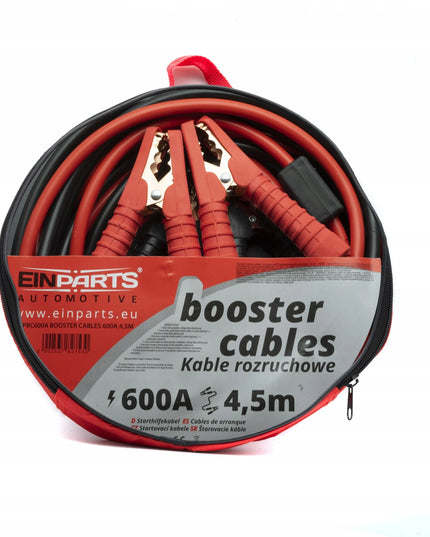 EPBC600A užvedimo kabeliai 600 A, 4,5 m – 25 mm²