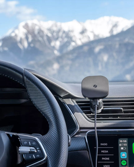 Automobilinis telefono laikiklis į ventiliacijos groteles su MagSafe krovikliu