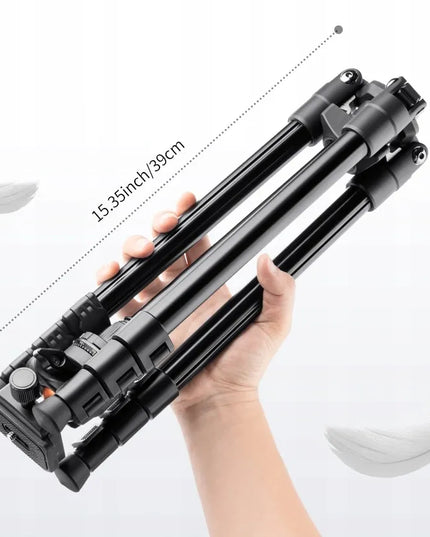 K&F Concept fotoaparato trikojis su 3D galvute ir telefono laikikliu