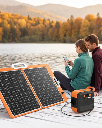 Nešiojama energijos stotelė Bedee, 98 Wh, 26 400 mAh, AC išvestis 120 W, skirta naudoti lauke ir dingus elektrai