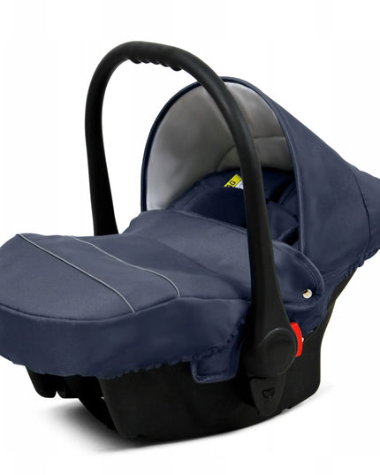 BabyLux Qbaro 4-in-1 vaikiškas vežimėlis: lopšys, sportinė dalis, kėdutė ir ISOFIX pagrindas