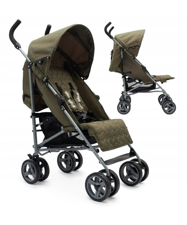 Babymix OLIVE lengvas skėčio tipo sportinis vežimėlis, skirtas atostogoms