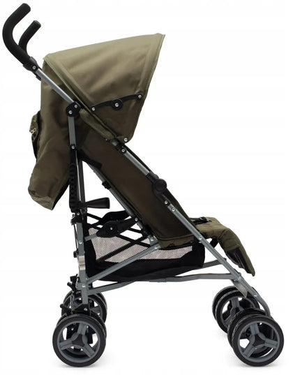 Babymix OLIVE lengvas skėčio tipo sportinis vežimėlis, skirtas atostogoms