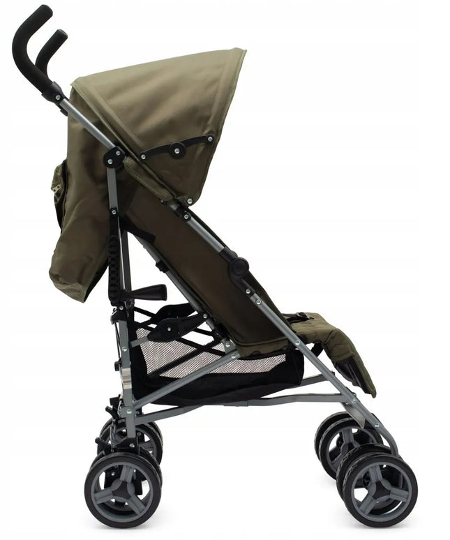 Babymix OLIVE lengvas skėčio tipo sportinis vežimėlis, skirtas atostogoms