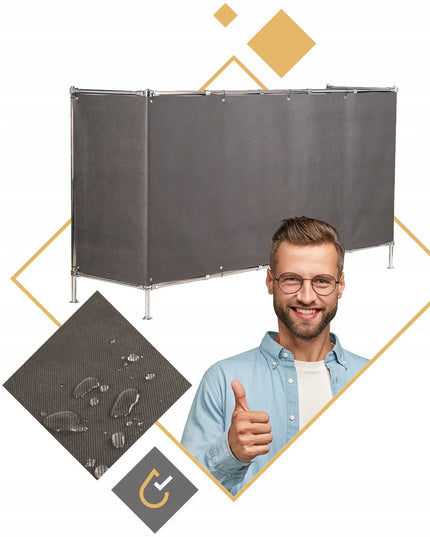 Balkono uždanga 1x5 m, apsauga balkonui, terasai, tvorai, 99 % UV apsauga + DOVANA
