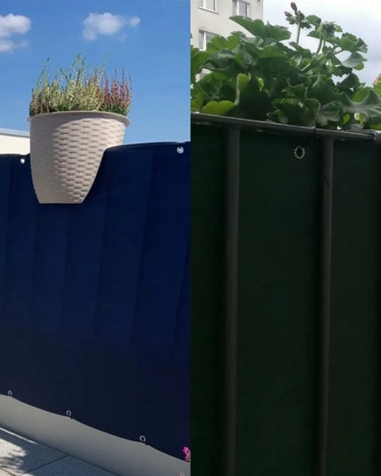 Balkono uždanga 1x5 m, apsauga balkonui, terasai, tvorai, 99 % UV apsauga + DOVANA