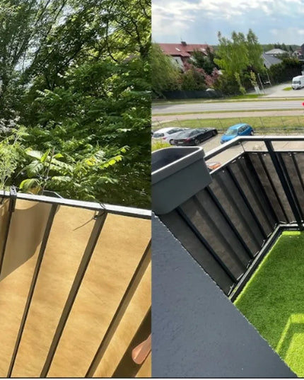Balkono uždanga 1x5 m, apsauga balkonui, terasai, tvorai, 99 % UV apsauga + DOVANA
