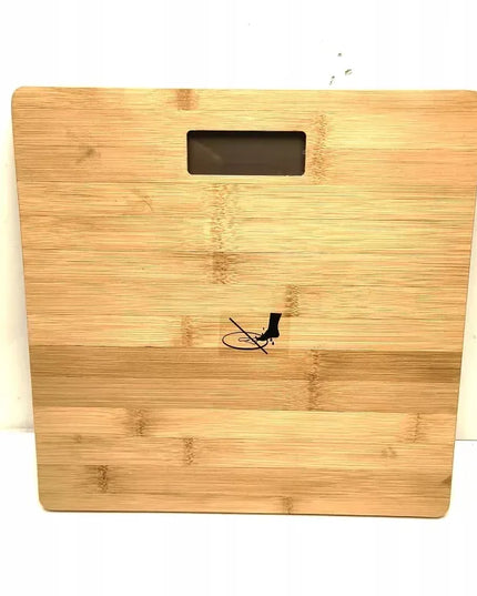 Bambusinės elektroninės vonios svarstyklės LCD iki 180 kg, modernios ir stabilios