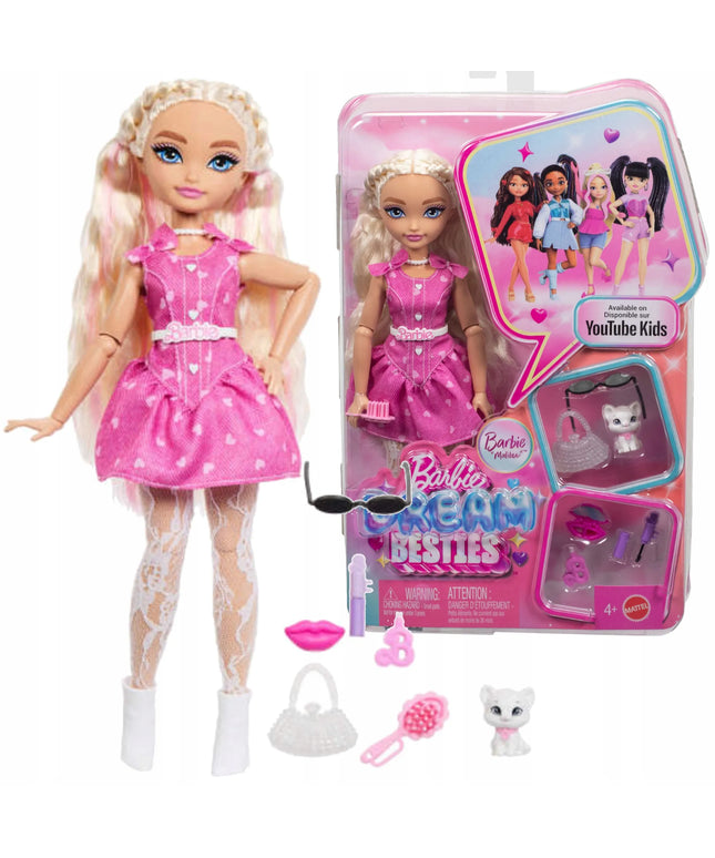 BARBIE DREAM BESTIES „Malibu“ mados lėlių rinkinys su aksesuarais