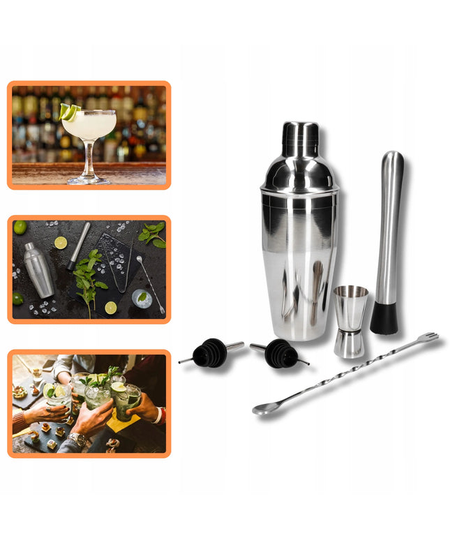 Barmanské rinkinių kokteiliams su romu Mojito Daiquiri Pina Colada 6 dalių