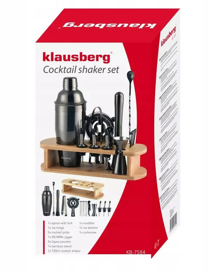 Barmeno rinkinys 16 elementų KLAUSBERG KB-7584 grafitinis