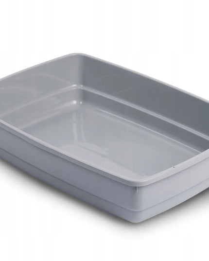 Barry King Handy atvira tualeto dėžutė katėms, triušiams ir graužikams, pilka, 42 cm