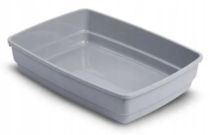 Barry King Handy atvira tualeto dėžutė katėms, triušiams ir graužikams, pilka, 42 cm