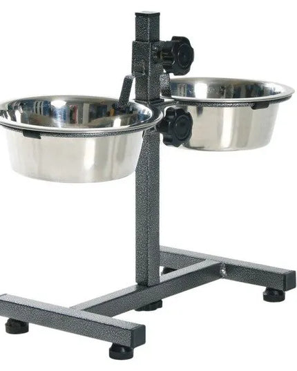 Barry King metaliniai dubenys ant reguliuojamo stovo 2x2,8 l