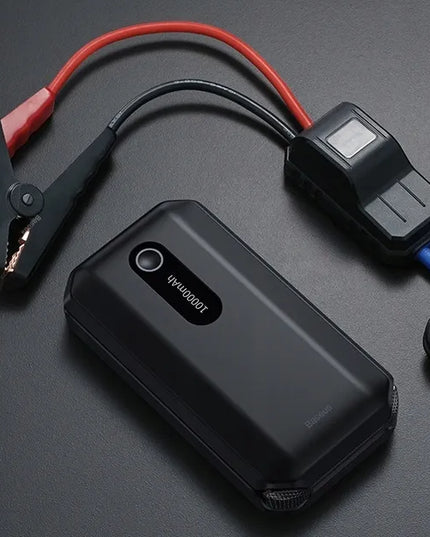 BASEUS Super Energy Air automobilinis paleidiklis (Jump Starter) ir išorinė baterija 10000mAh su gnybtais