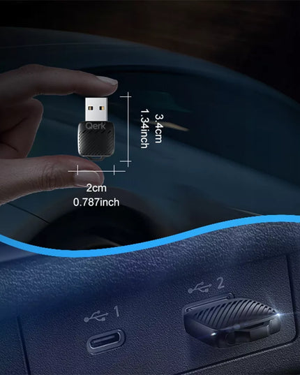 Belaidis „CarPlay“ adapteris 5 GHz Plug&Play iOS/Android Auto „Wi-Fi 6“ USB