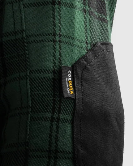 Vyriška tekstilinė motociklininko striukė Rebelhorn Shifter Black Green