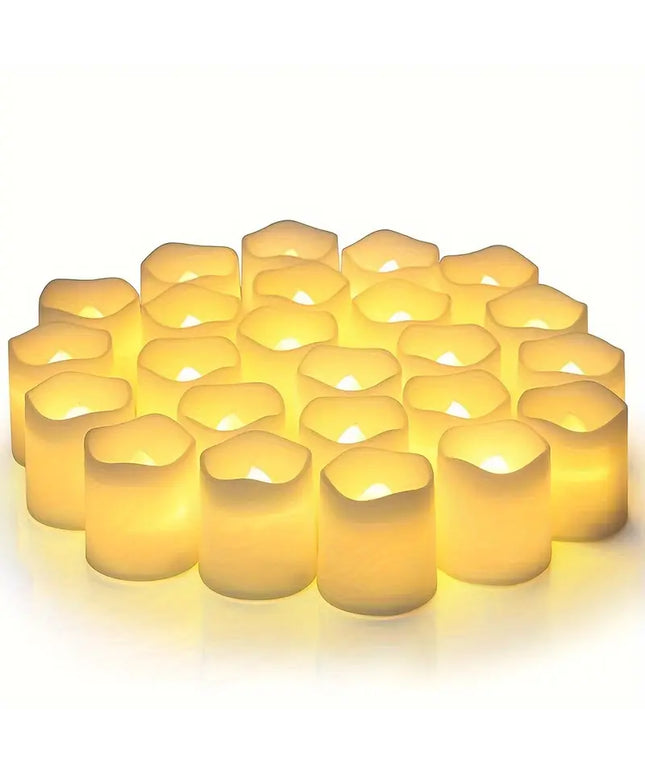 LED Šviesos Žvakės – Be Liepsnos, Baterijomis Maitinamos, Saugios Namų ir Šventiniams Dekorams