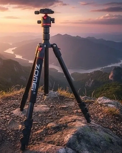 Aukštas fotoaparato ir vaizdo kameros trikojis su 3D galvute, stabilus, 173 cm