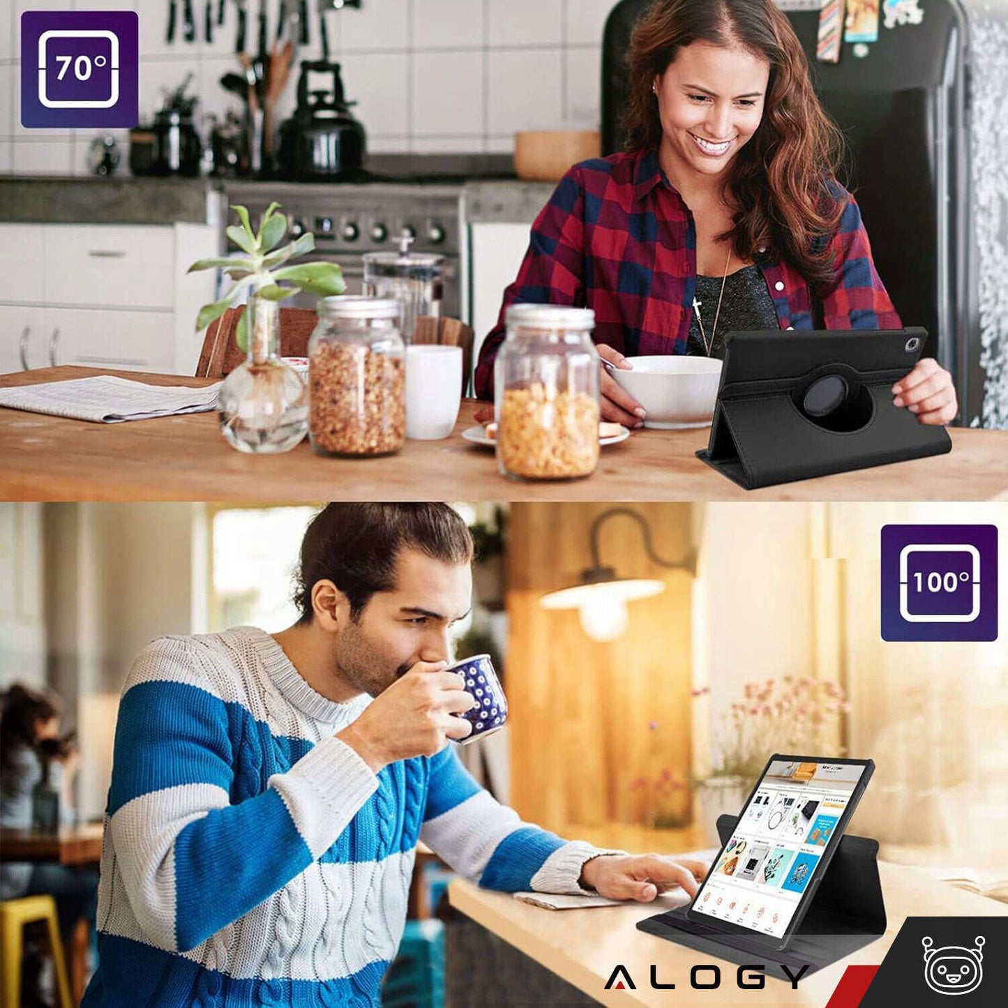 Dėklas Samsung Galaxy Tab A9+ Plus 11 2023 X210 /X215 /X216 planšetiniam kompiuteriui